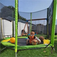 Merax 7ft Kids Trampoline with Slide  Net