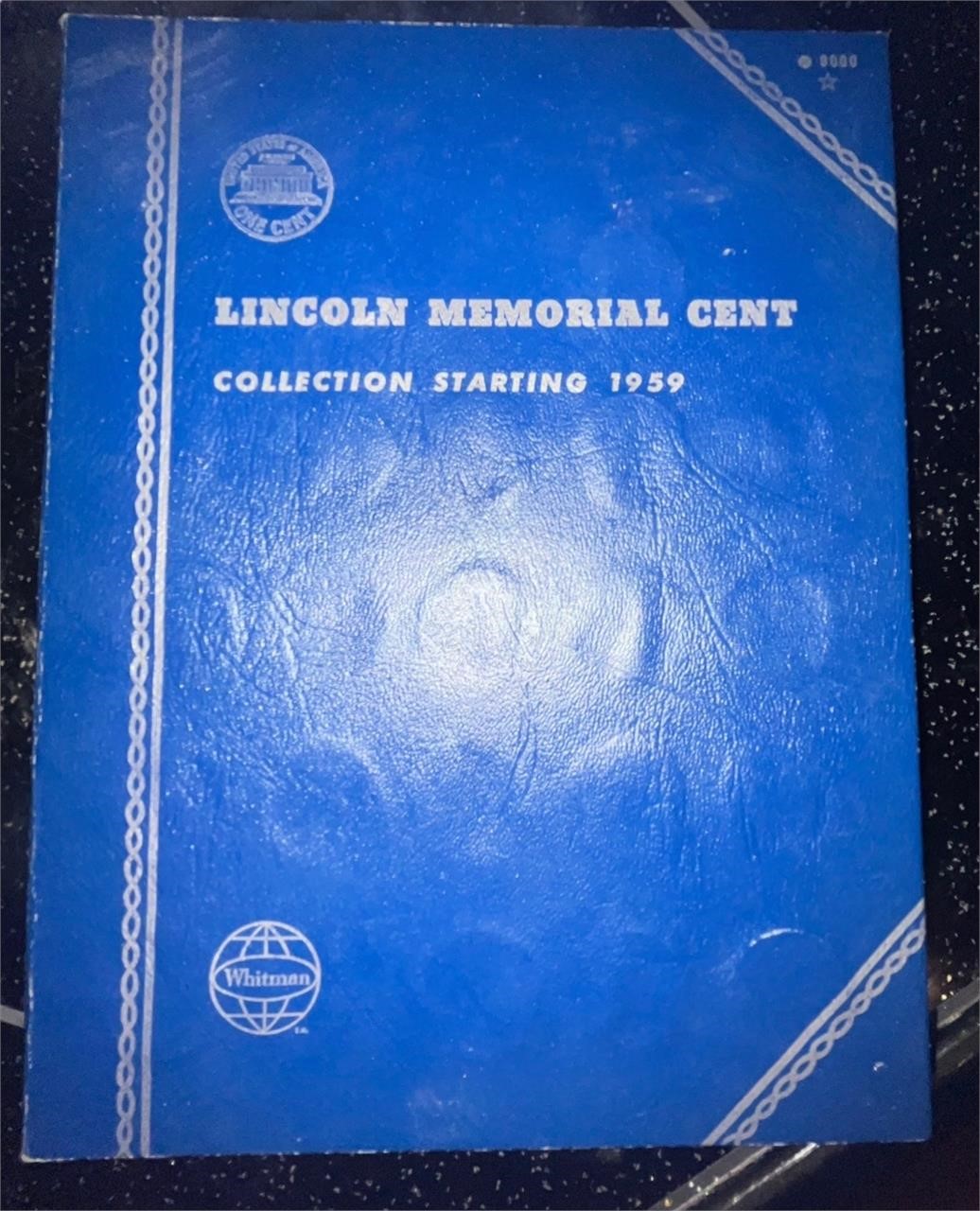 Lincoln Cent Book w/some pennies