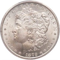 $1 1879-CC CAPPED DIE. PCGS MS64+ CAC