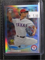 2013 TOPPS CHROME YU DARVISH REFRACTOR ASR