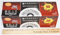 100 FEDERAL 20GA MULTI-PURPOSE LOAD SHOTSHELLS