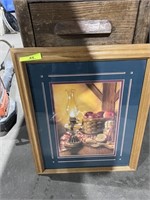 20"x24" Framed Oil Lamp Print