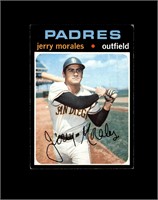 1971 Topps #696 Jerry Morales EX to EX-MT+