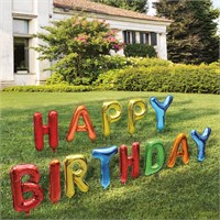 Deluxe Happy Birthday Party Balloon Yard StakeA100
