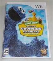 Sesame St Cookie's Counting Carnival Wii Game NEW