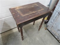 Side table 26" x 28" x 16", Marked Listowel