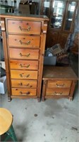 2 Vintage Wood Dresser/Nightstand 25x18x21