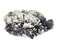 Fabulous Fluorite & Calcite Specimen 8" W