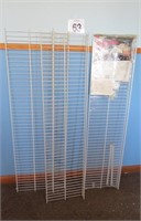 3 pc Wire Shelving 1 w/ Hardware