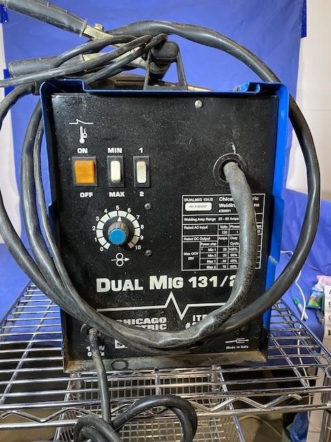 Chicago Wire Feed Dual Mig 131/2 Welder,120v