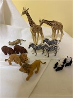 Safari Animals - most stamped England 12 pieces