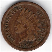 1864 Indian Head Cent Bronze