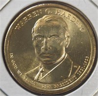 Uncirculated Warren g. Harding US presidents are