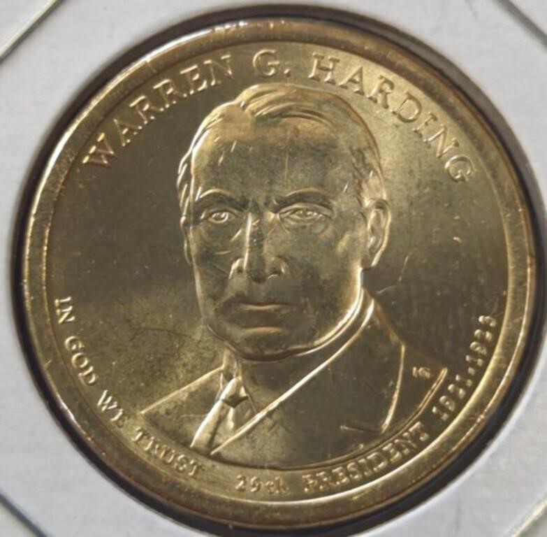 Uncirculated Warren g. Harding US presidents are