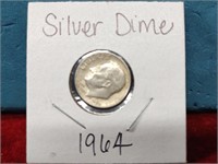 1964 Silver Roosevelt Dime