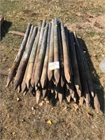 (52) 3”-4” treated fence posts