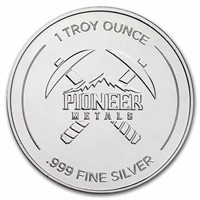 1 Oz Silver Round - Pioneer Metals