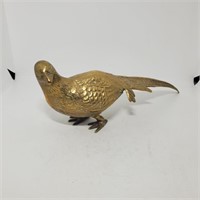 Vintage Brass Pheasant 12 Inch
