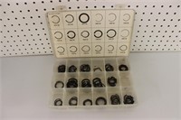 Lot of Assorted Snap Rings with Case