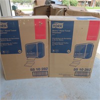 TWO (2) Hand Towel Dispensers, TORK, UNOPENED