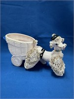 1950's Spaghetti Poodle Planter