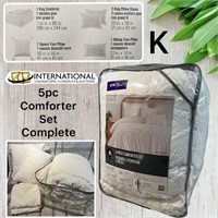 5 piece Comforter Set (King)