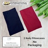 Two 20" x 50" Body Pillowcases (no packaging)