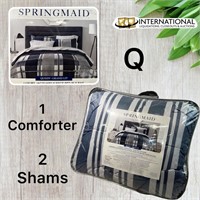 Luxury Comforter w 2 Pillow Shams (Queen)