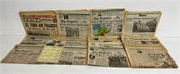 LOT OF OLD NEWSPAPER MAGAZINES