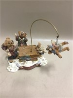 Boyds Bears Resin Music Box - The Flying Lesson