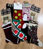Lot Of Assorted Xmas Stockings