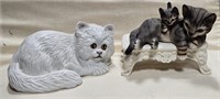 COLLECTIBLE PORCELAIN CAT FIGURINES