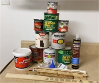 Stain, Enamel, Spackling, Paint Sticks and more