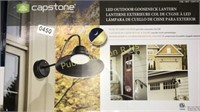 CAPSTONE $150 RETAIL OUTDOOR GOOSENECK LANTERN