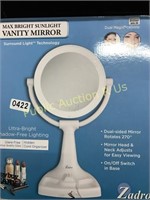 ZADRO VANITY MIRROR $80 RETAIL