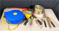 Yard Tools, Bolt Cutters & Extension Cord Reel