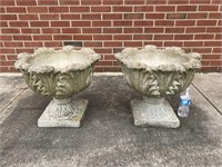 Pr Cast Concrete Urns
