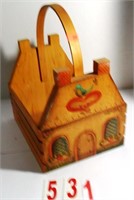 Wood House Basket - Not Longaberger