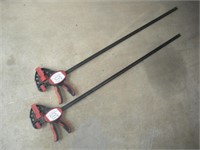 2 Highland Woodworking 36 inch Bar Clamps