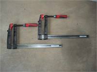 2 Bessey 16x7 inch Bar Clamps