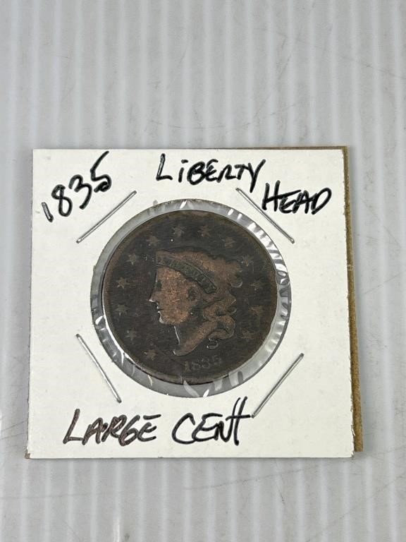 1835 Liberty Head Large Cent