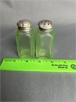 Green Pillar Salt and Pepper Shaker