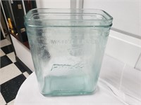 Philco  Battery Jar Blue Glass