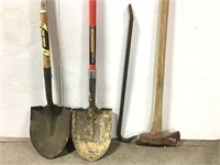 Long Tools - Shovels, Crow Bar & Maul