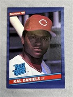 Donruss 86 Rated Rookie Kal Daniels Card