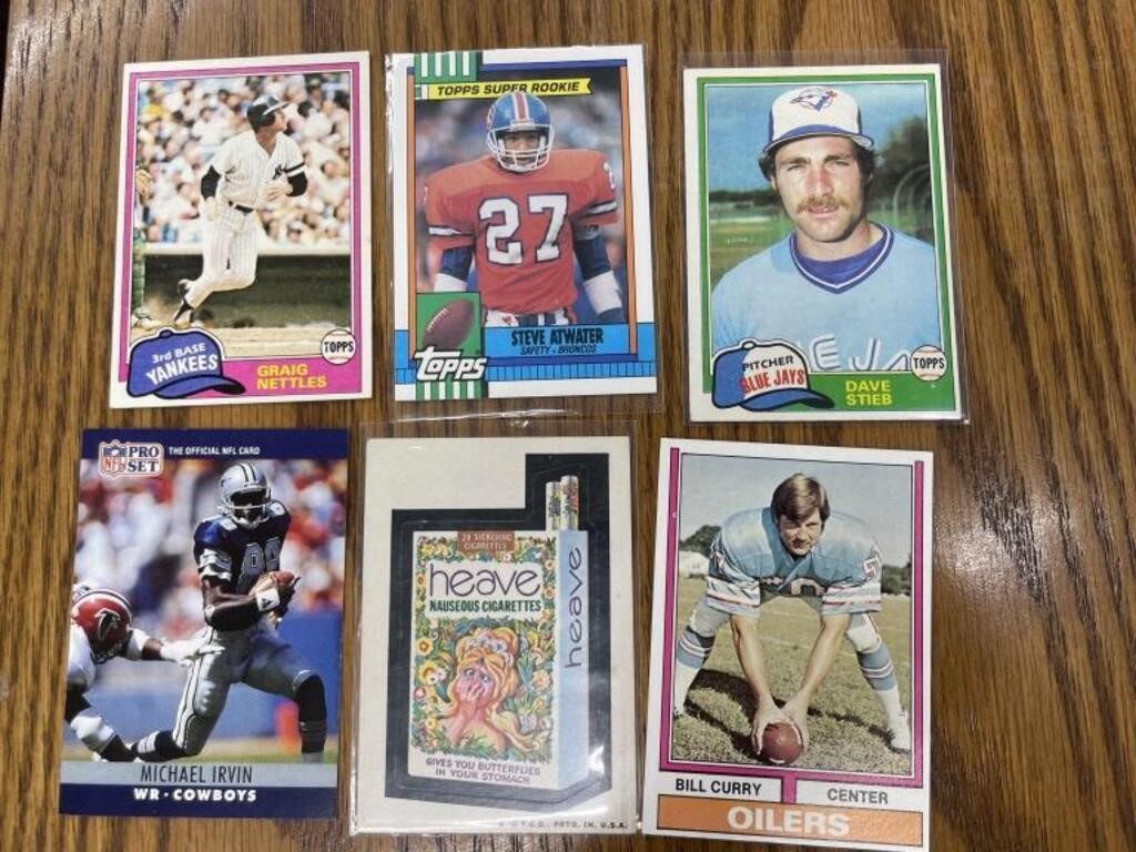 6 Sports Cards