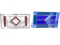 Pair of Stain Glass Windows