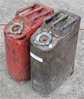 2 Military Jerry Fuel Cans