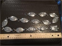 Concha Belt Stamped Metal