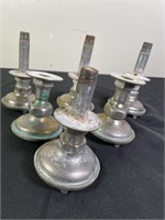 Antique Chromed Brass Shower Heads (6)